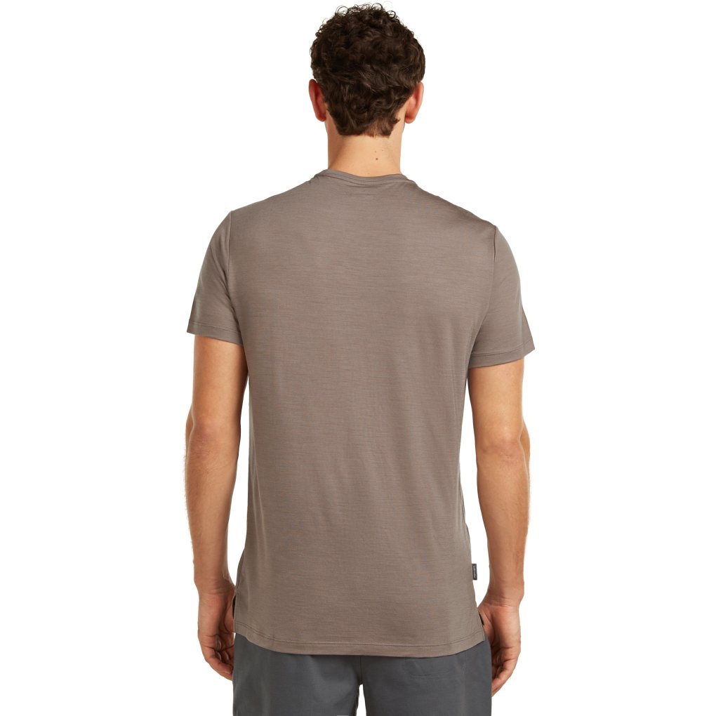 Icebreaker Merino 125 Cool-Lite™ Sphere III Short Sleeve Tee Men - Porcini
