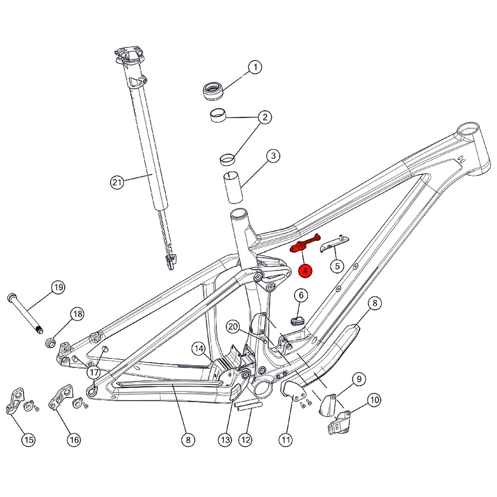 BMC Lockbody Kit for Speedfox 01/02 as from 2018 - 301221