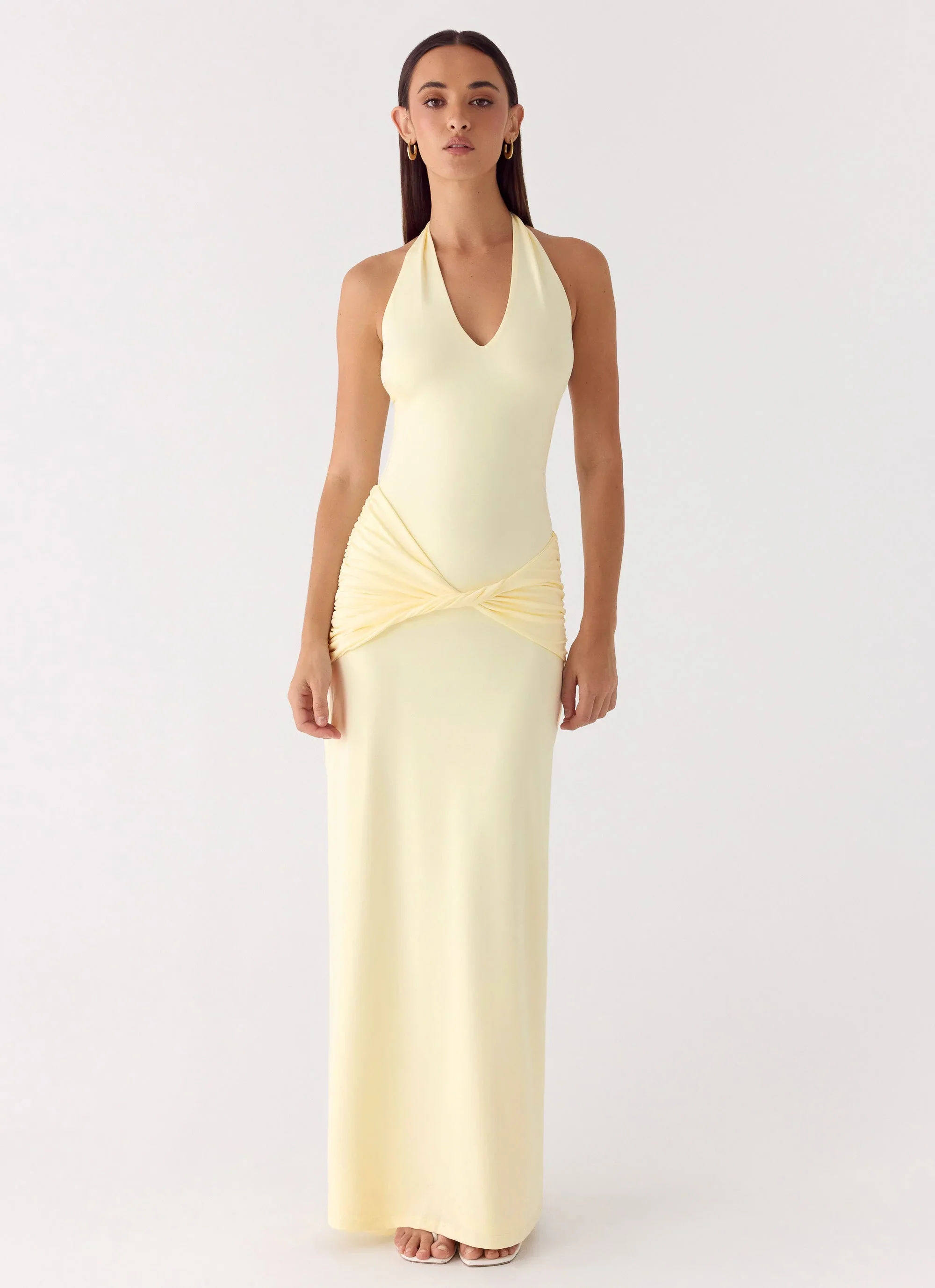 Maribelle Maxi Dress - Lemon