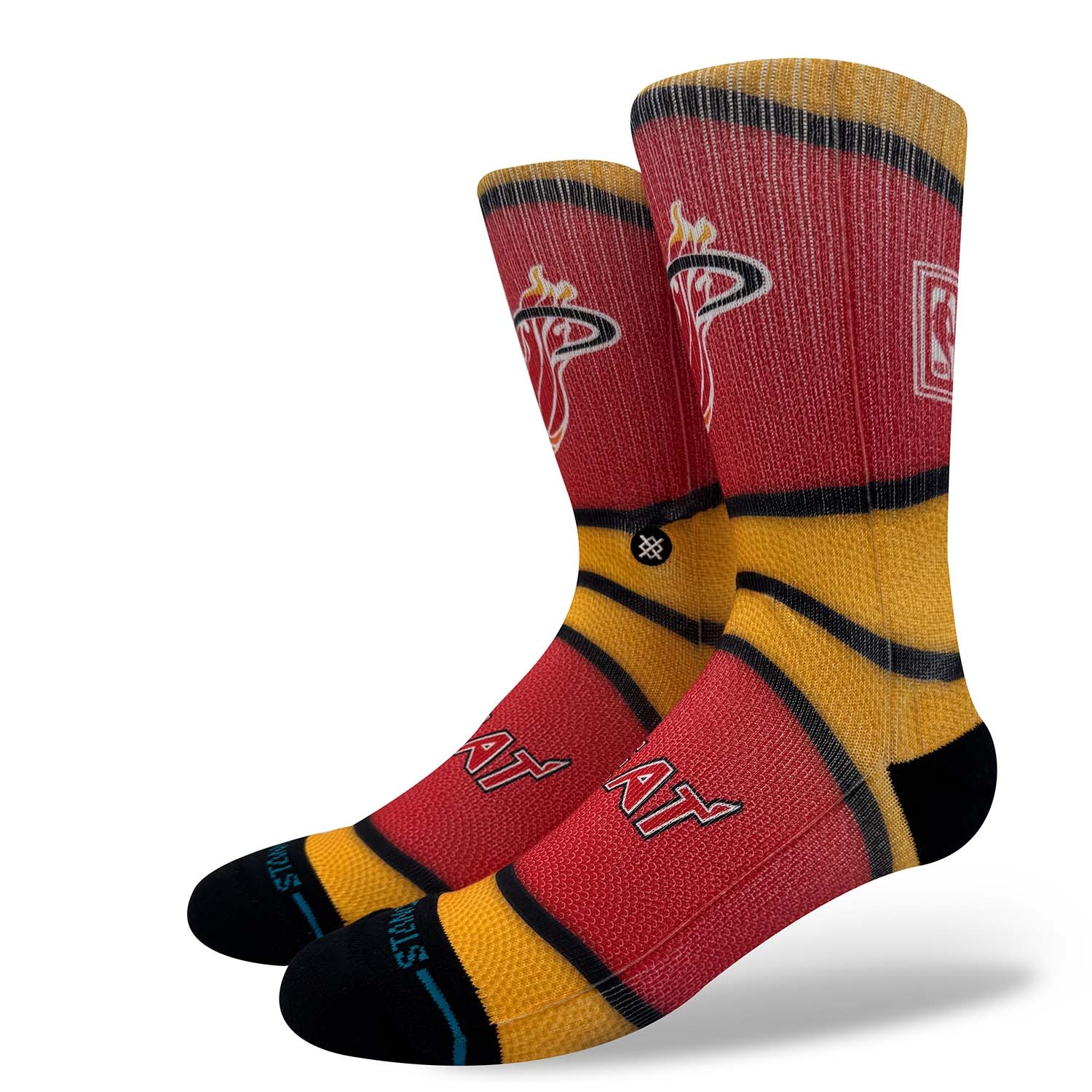 Miami Heat Classic Mini Ball Stance Crew Socks
