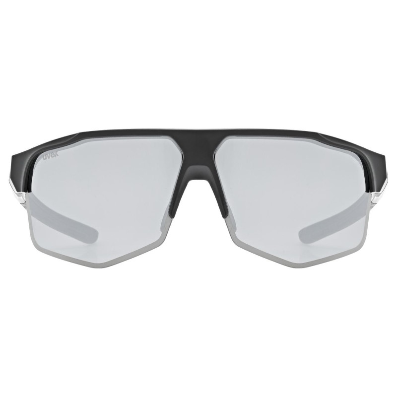 Uvex axos set Glasses - black matt/mirror silver + clear