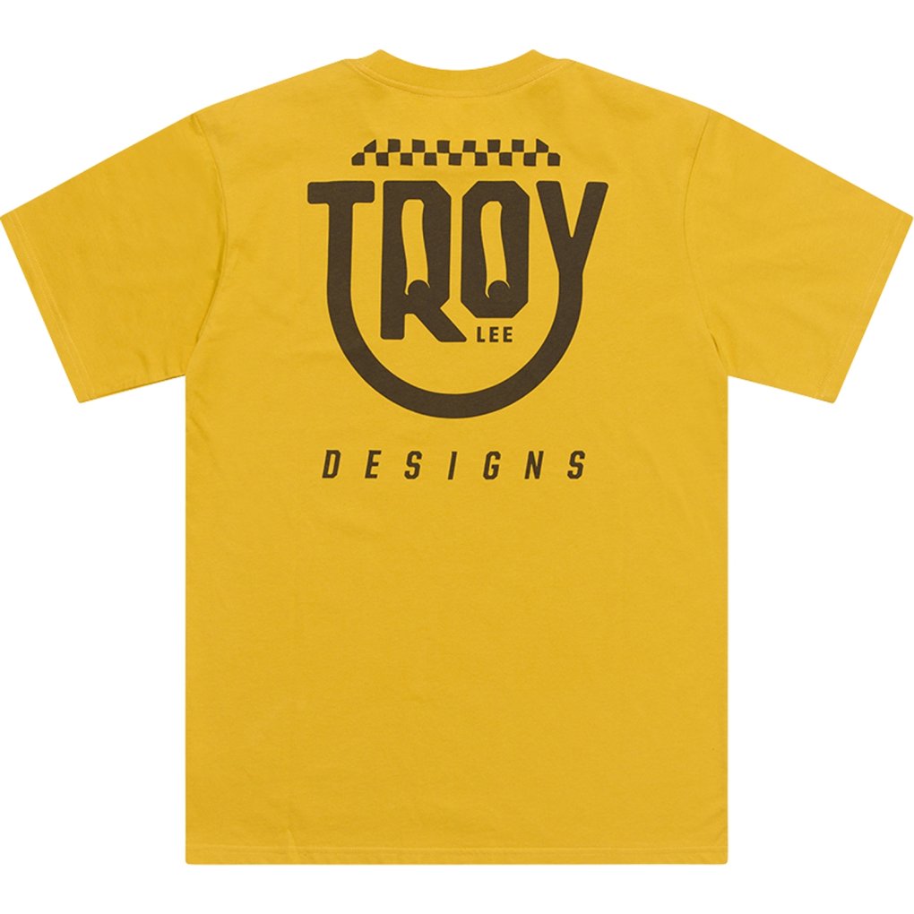 Troy Lee Designs Short Sleeve Tee Men - Smiley Gold