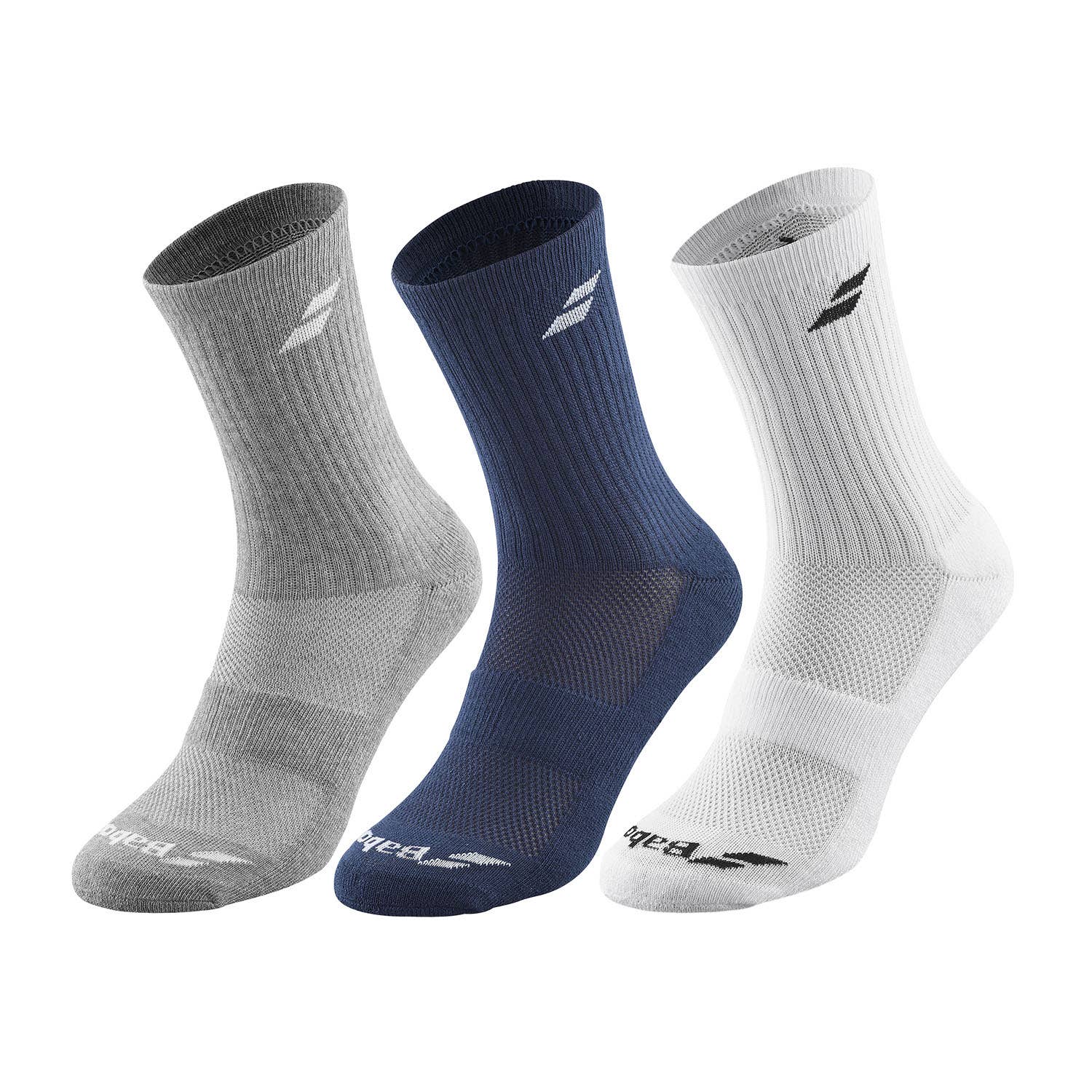 BABOLAT SOCKS PACK 3 PAIRS MULTICOLOR JUNIOR