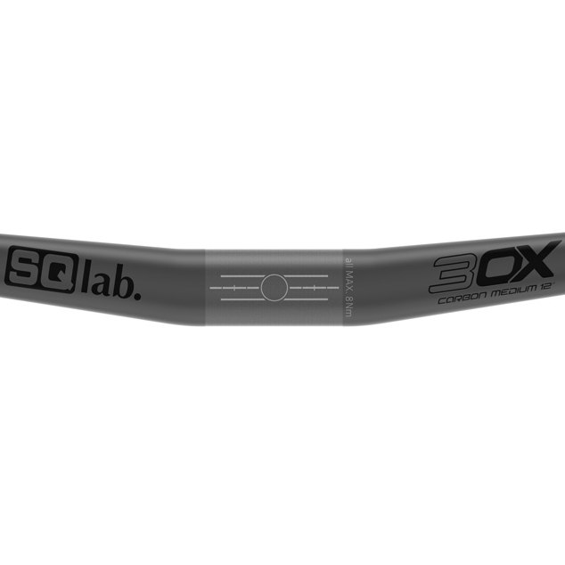 SQlab 3OX MTB Carbon Handlebar - 12° - 31.8 - 30mm Medium Rise