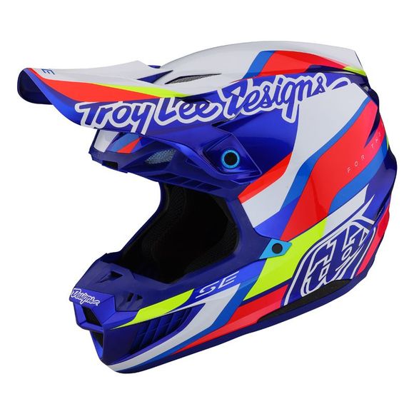 TroyLee design SE5 ECE COMPOSITE OMEGA MIPS 2023 cross helmet - BlueRef: TRL0911