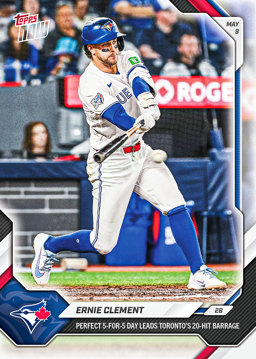 Ernie Clement - 2026 MLB Topps NOW® - Card 182 - PR: 522