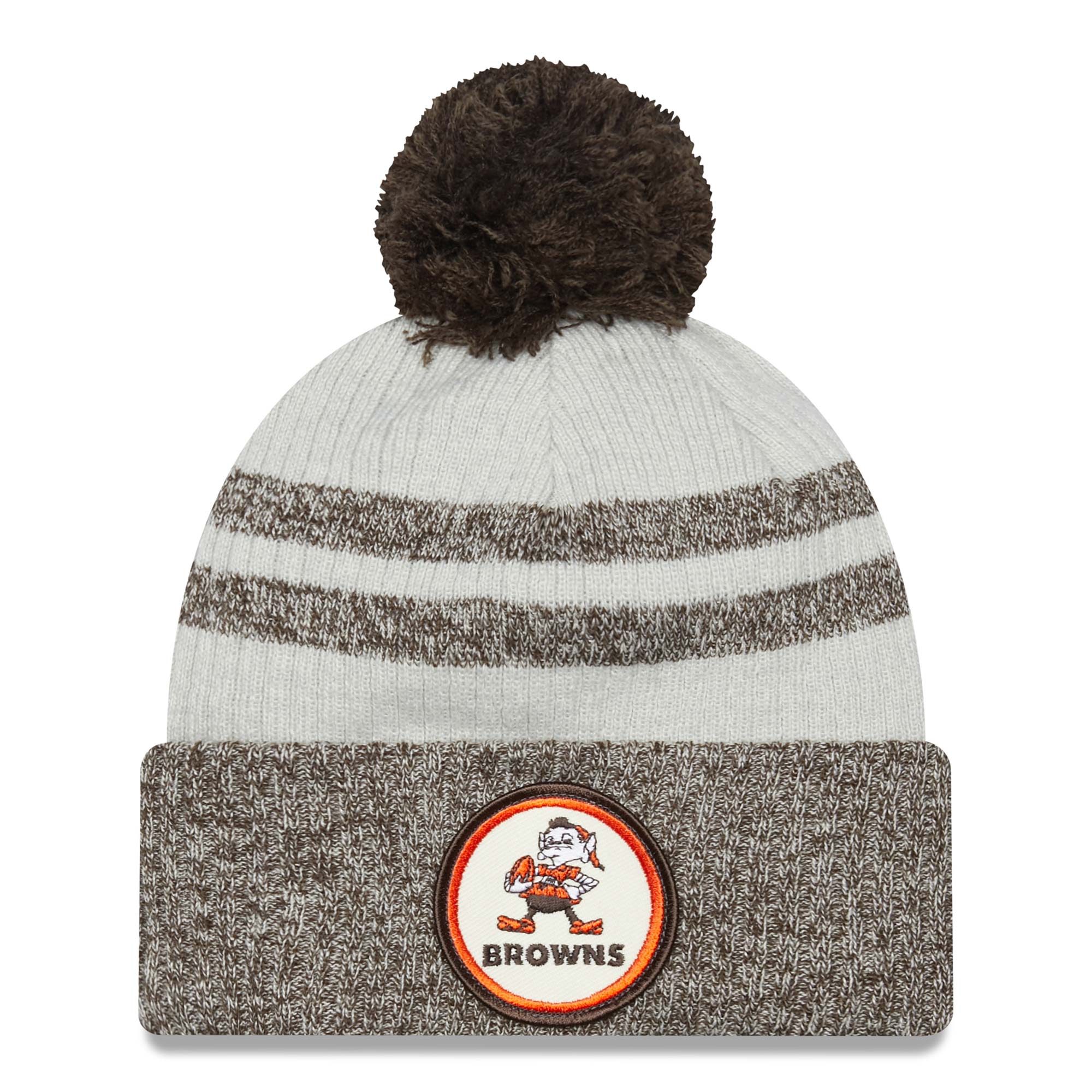 Cleveland Browns Historic Official 2022 NFL Sideline New Era Sport Knit Hat