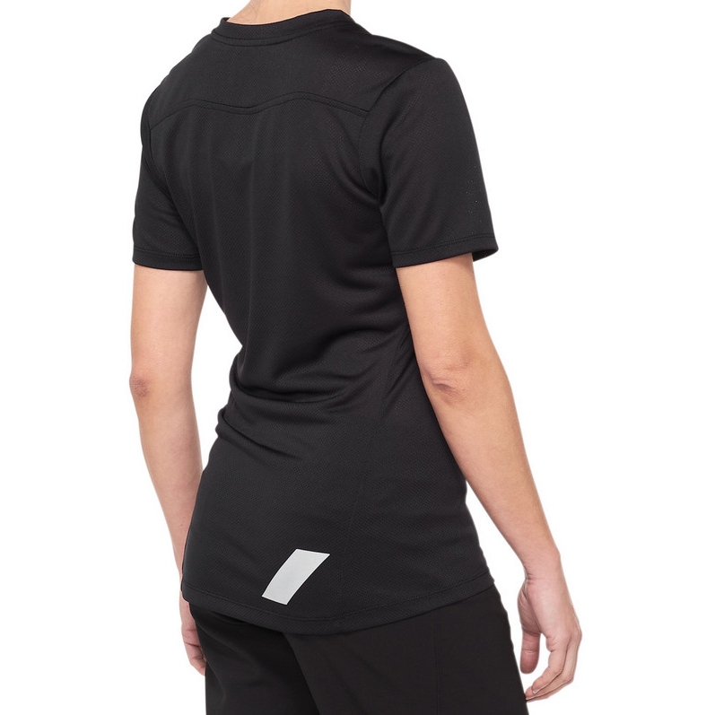 100% Ridecamp Short Sleeve Jersey Women - black/grey
