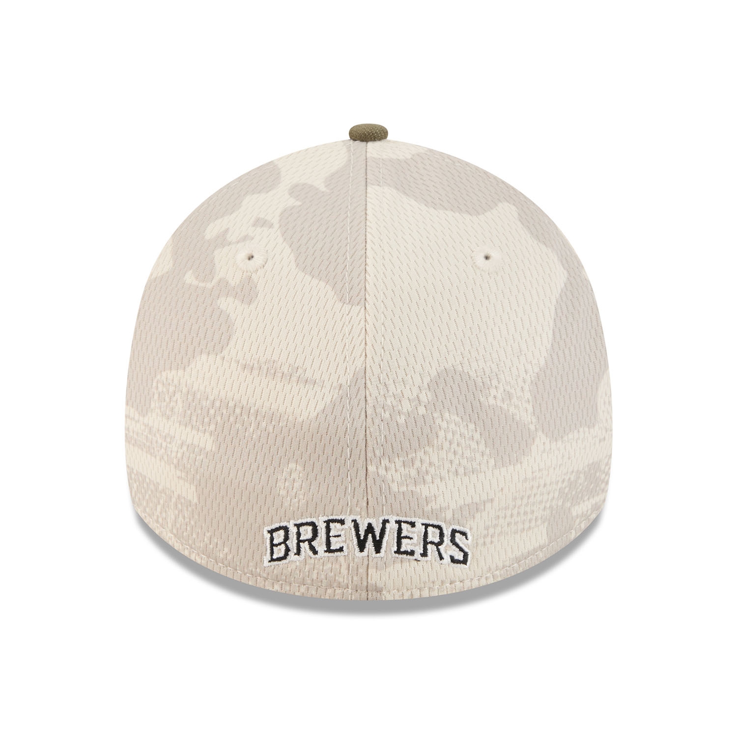Milwaukee Brewers 2025 MLB Armed Forces New Era 39THIRTY Flex Cap