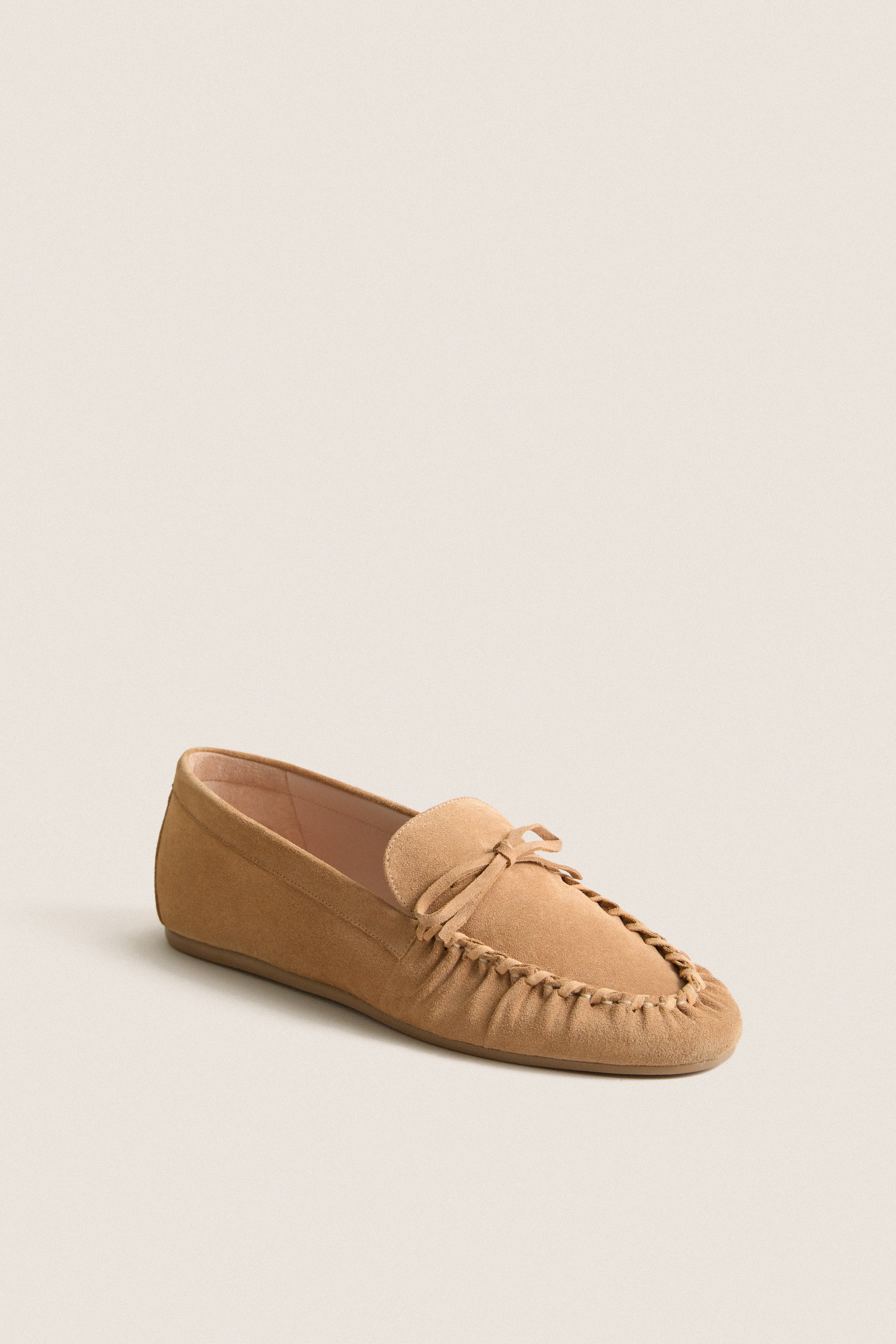 Golden Hour Sport Suede Britt Bow Loafers