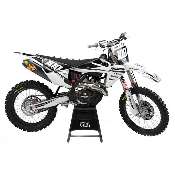 RiderUnik graphic kit RIDER GRAYHUSQVARNA 125 TC 125 - 2015Ref: ru0108 / huriderg06