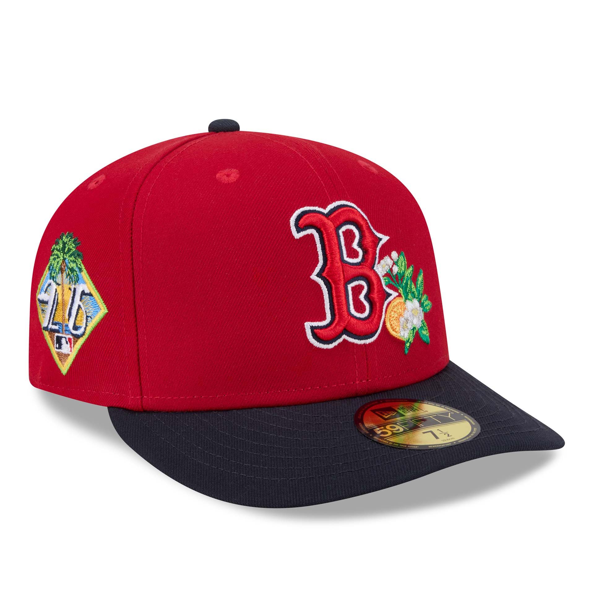 Boston Red Sox 2026 MLB Authentic Spring Training 59FIFTY Pre-Curved Cap Red
