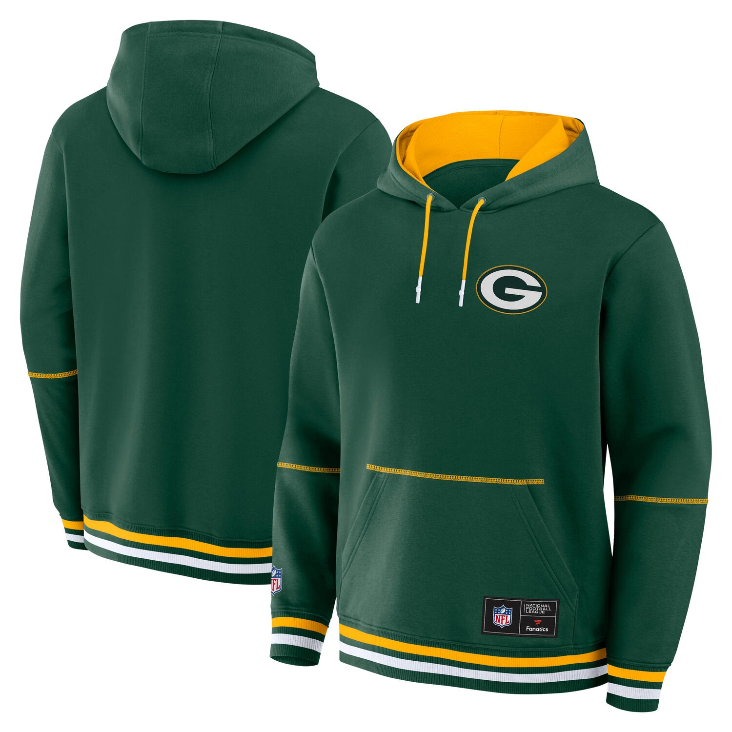 Green Bay Packers Foundation NFL Hoodie Green