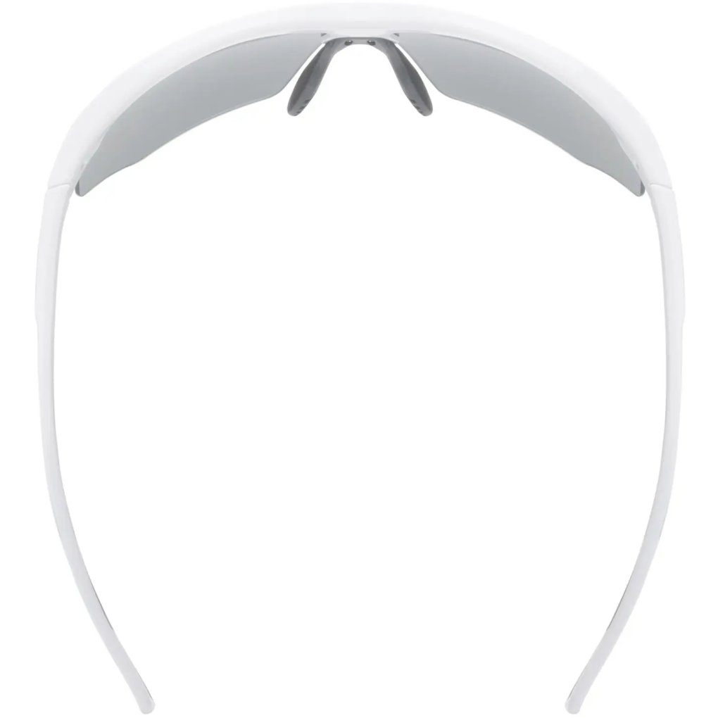 Uvex aerios Glasses - white matt/mirror silver