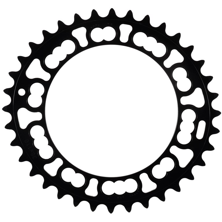 Rotor Q-Rings Compact 5-arm 110 BCD Road Chainring oval - OCP 5 - black