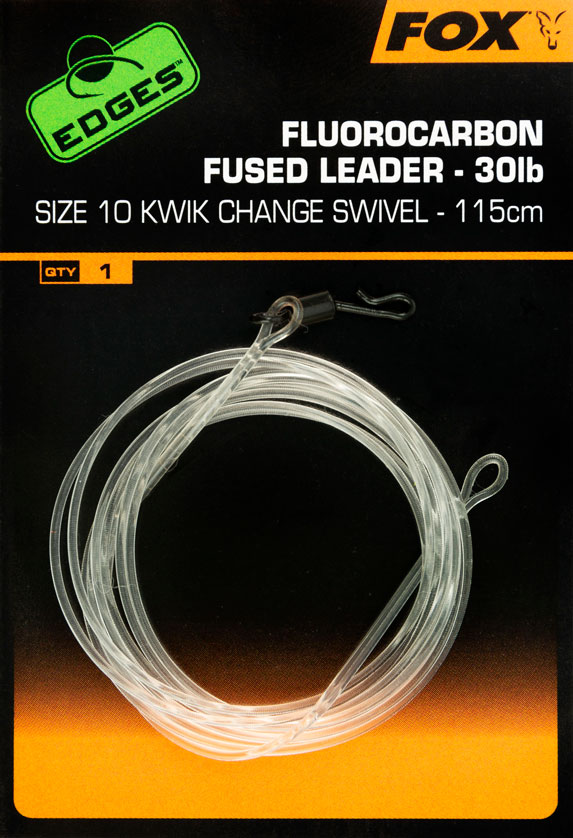 Fox EDGES™ Fluorocarbon Fused Leaders Kwik Change