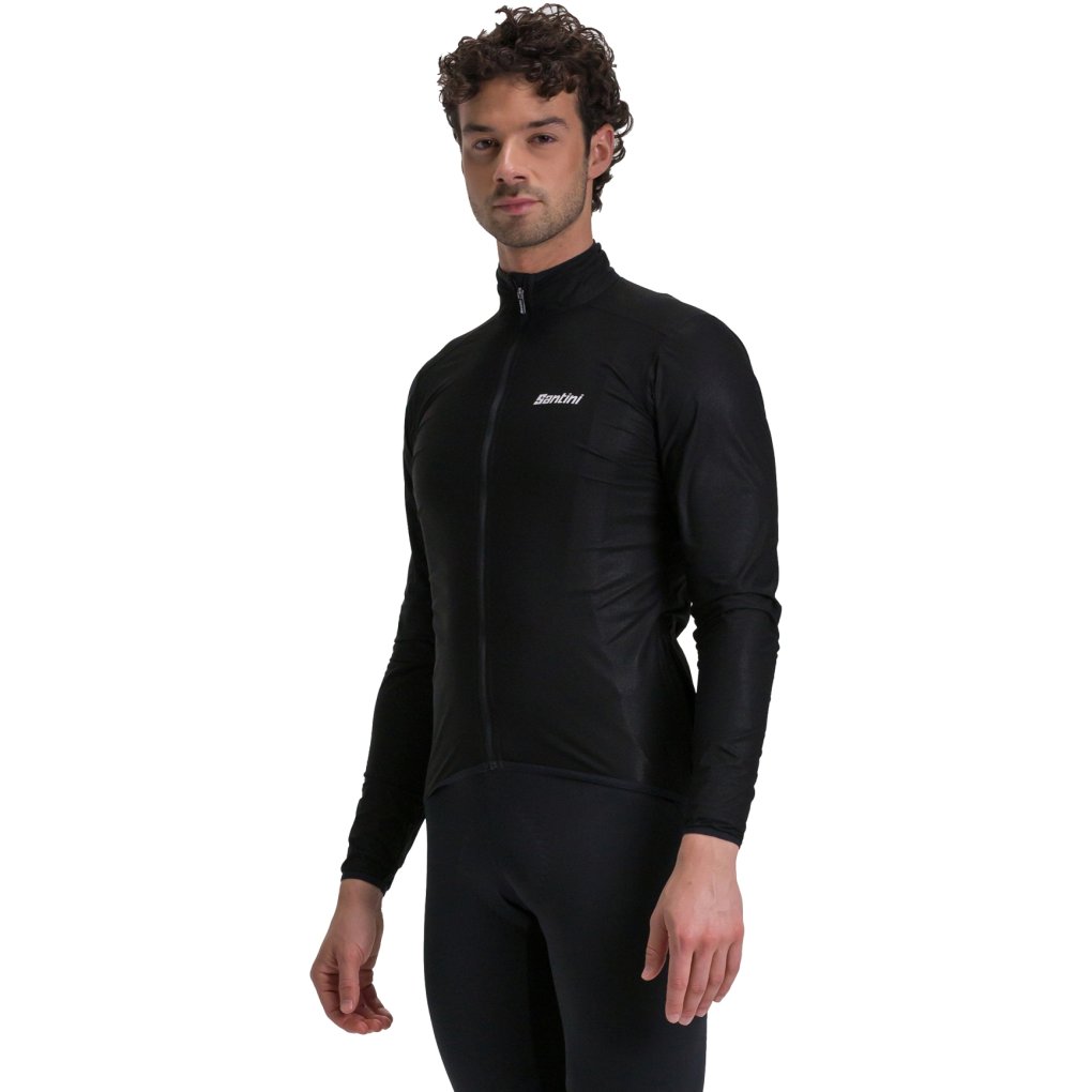 Santini Guard Nimbus Cycling Rain Jacket Men SP52275GUARDNIMB - black NE