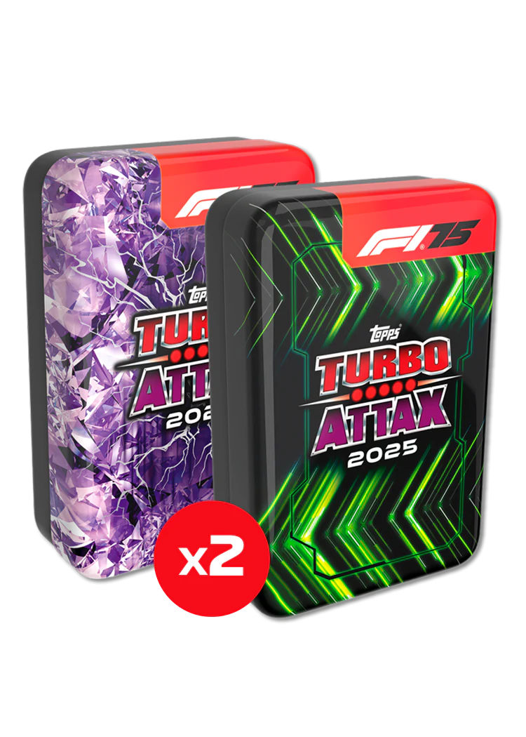Topps Turbo Attax Formula 1® 2025 - Mega Tin Bundle (x2)