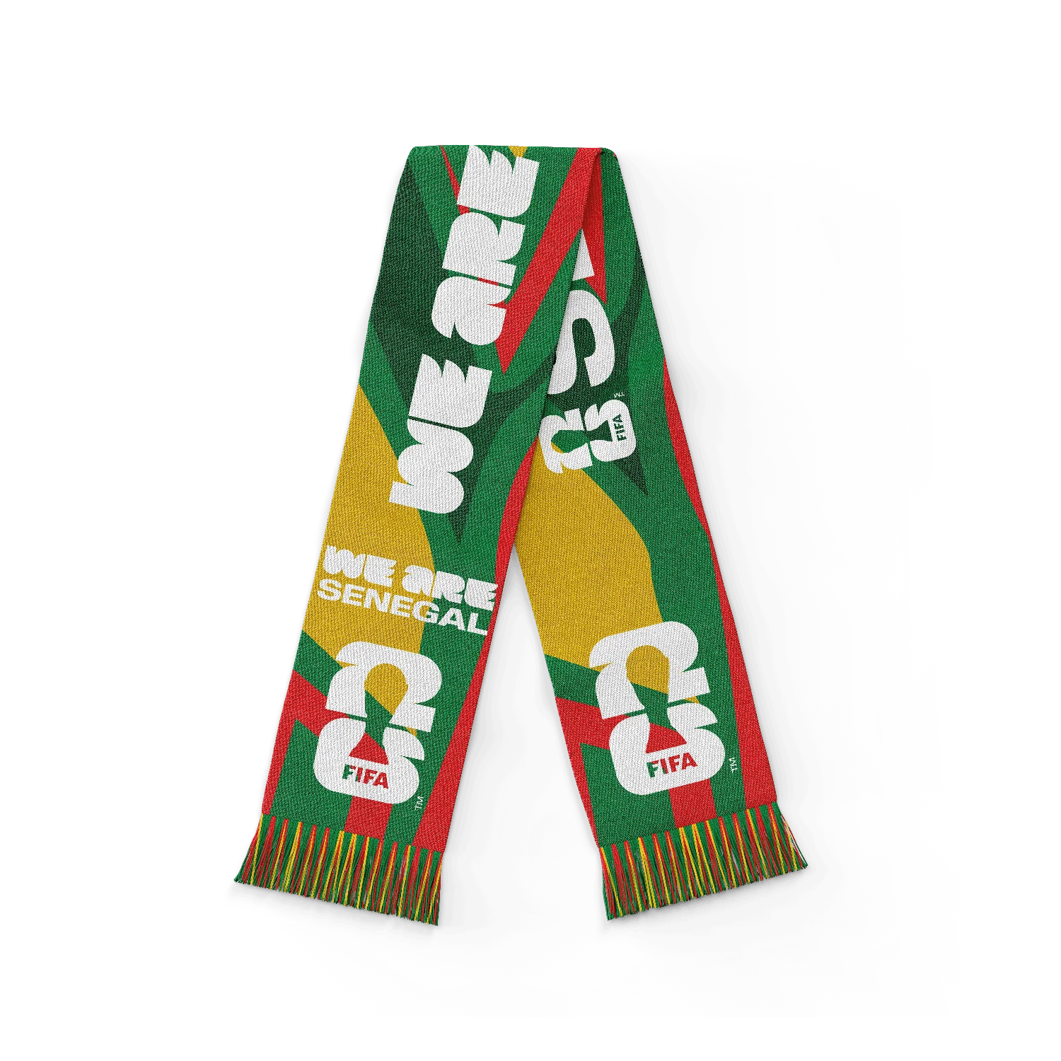 2026 Soccer Fan Collection 'We Are' Senegal Scarf