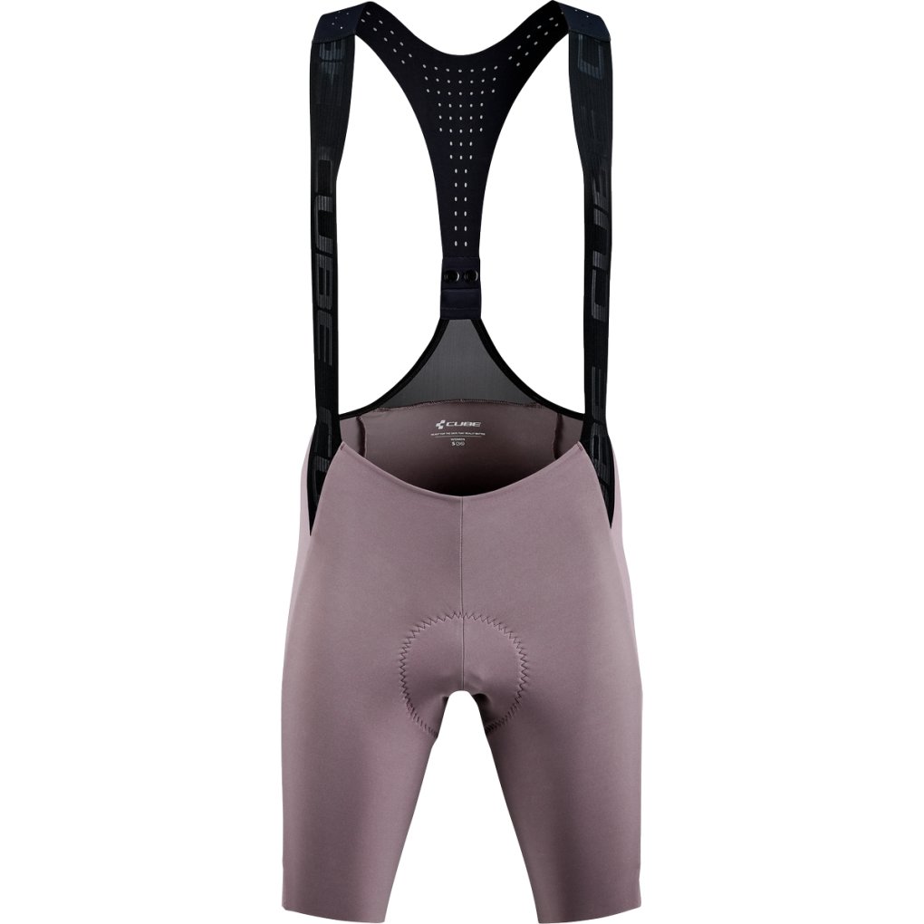 CUBE Gravel Cargo Bib Shorts Women - burgundy