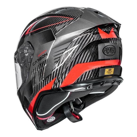 Premier Full-Face HYPER CARBON TK Helmet - Carbon / RedRef: PE0436