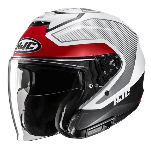 HJC I31 TEVIS jet helmet - Red/BlackRef: HJ1334