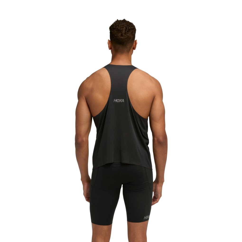 Hoka Race Day Singlet Men - black