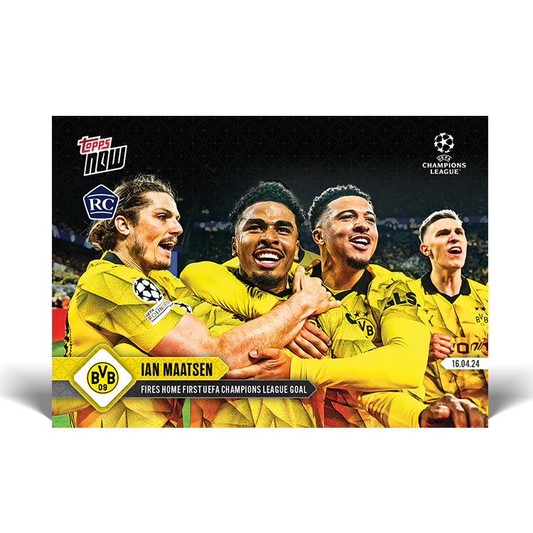 Ian Maatsen - Fires home first UEFA Champions League goal - 23/24 UCL TOPPS NOW® Card 116