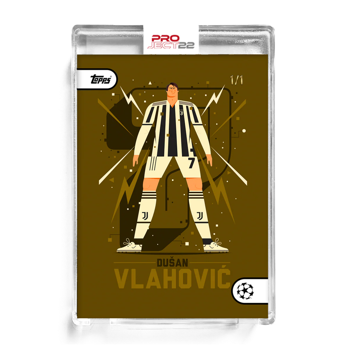 Project22 - Dusan Vlahovic by Neil Stevens - Topps UK