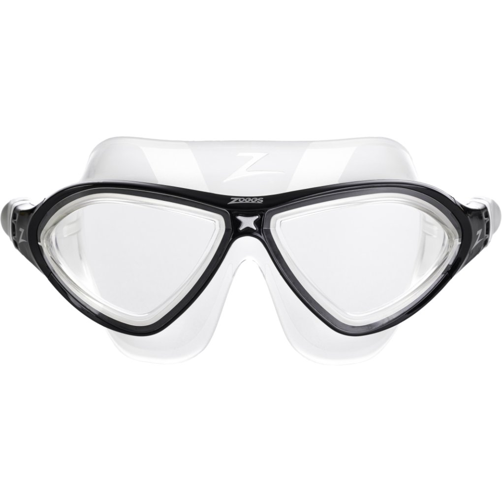 Zoggs Horizon Flex Mask Swimming Goggles - Clear/Black - Clear