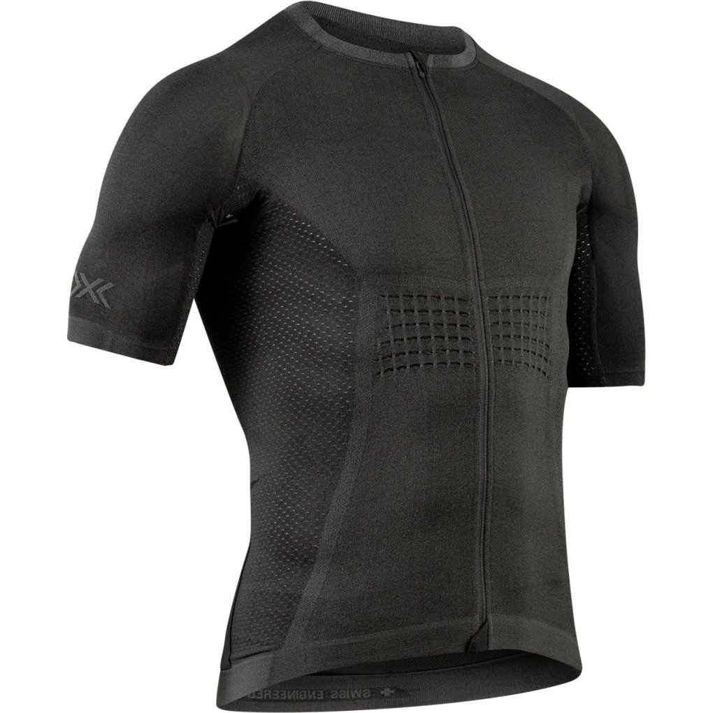 X-Bionic Xceed Ride Shortsleeve Jersey Men - x black/rhino grey