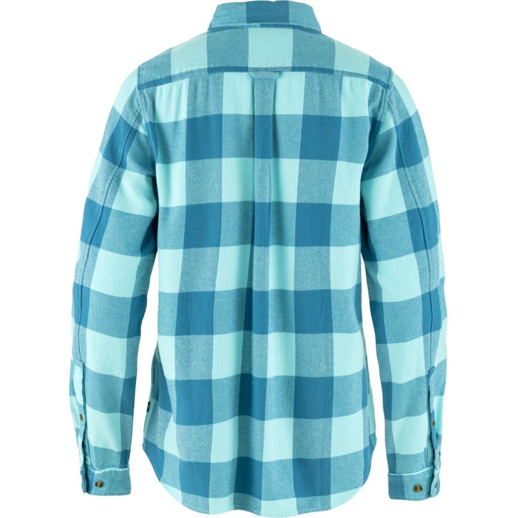 Fjällräven Övik Heavy Flannel Shirt Women - dawn blue-breeze blue