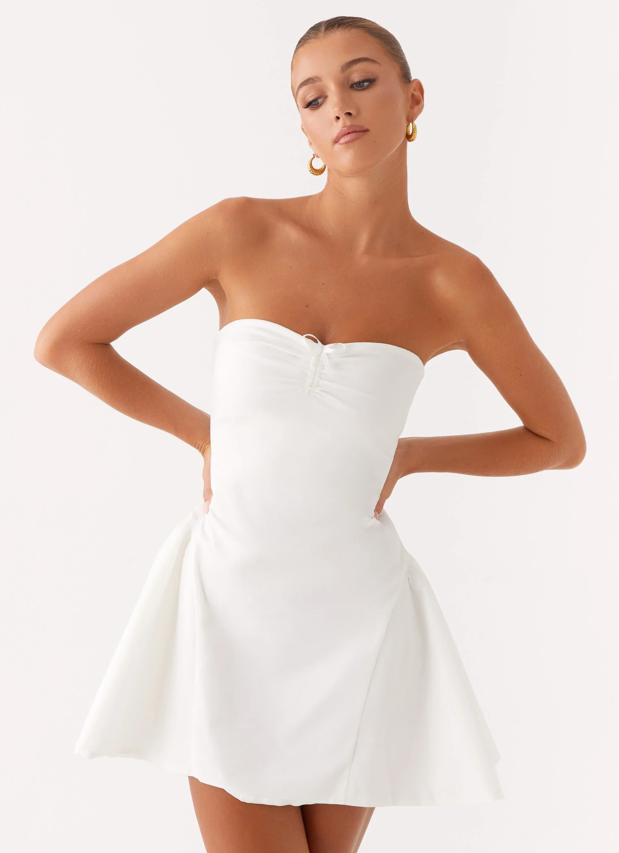 Lucille Mini Dress - White