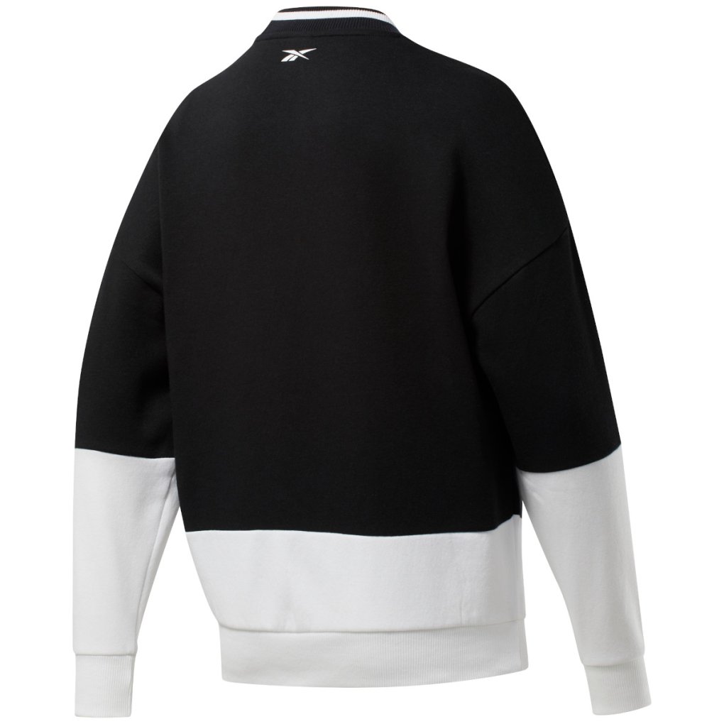 Reebok Training Essentials Linear Logo Crew Sweatshirt Women - black FU2188