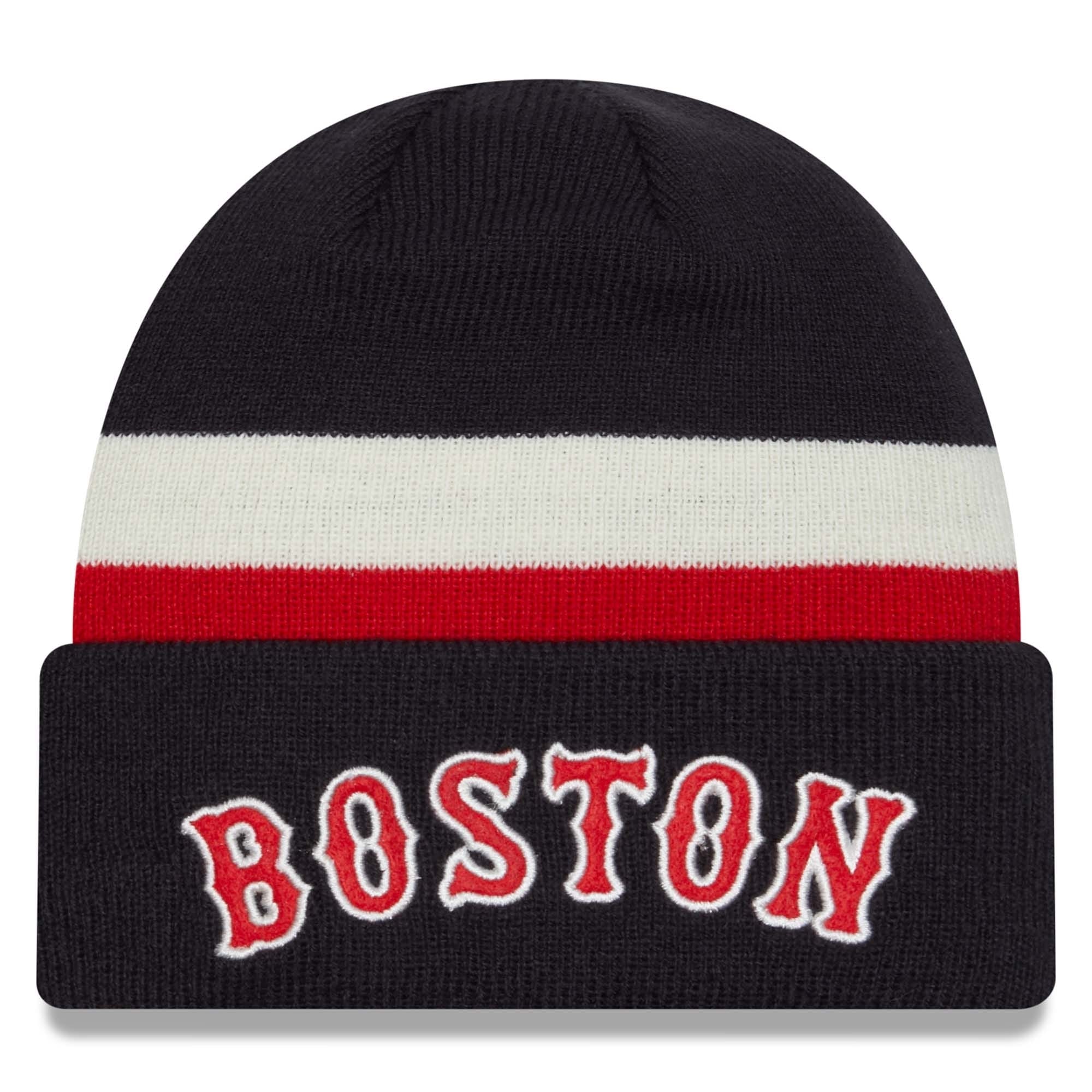Boston Red Sox Retro New Era MLB Beanie Knit