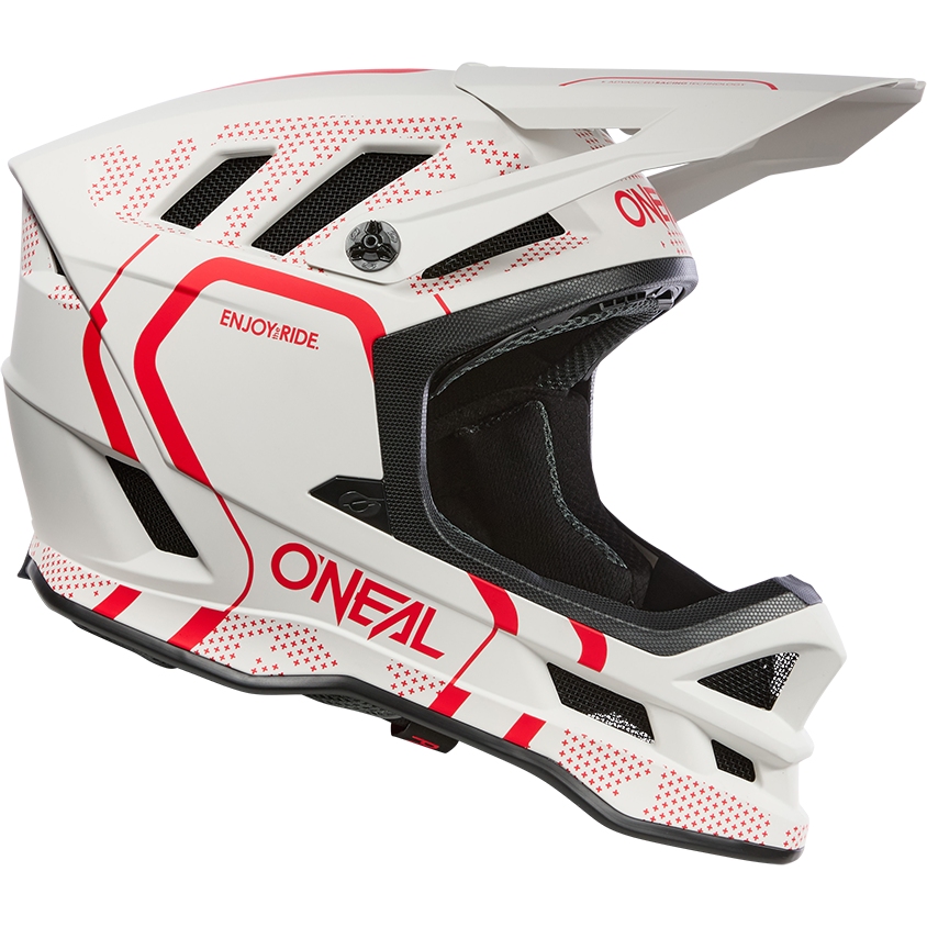 O'Neal Blade Polyacrylite Helmet - STRIKE V.25 white/red