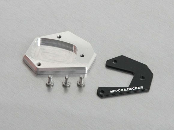 Hepco & Becker side stand extension - black/silverHONDA 650 CB 650 R NEO SPORTS CAFE (RH02) - 2019 - 2020Ref : HBE02625A / 42119518 00 91