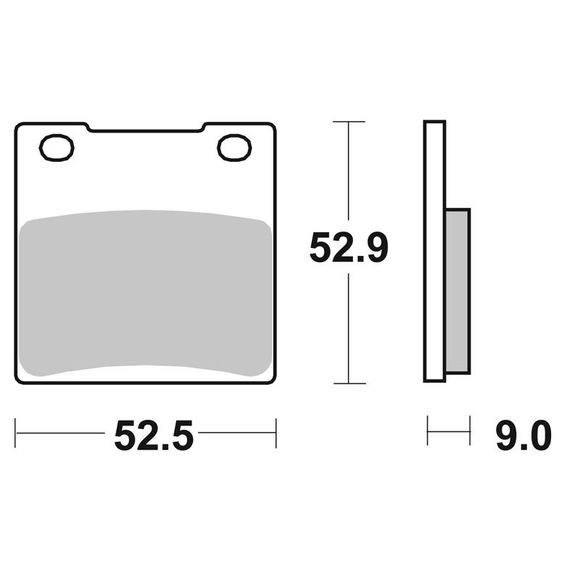 SBS 556HF Organic Front/Rear Brake Pads (Depending on Model)Ref: 556HF / 556000