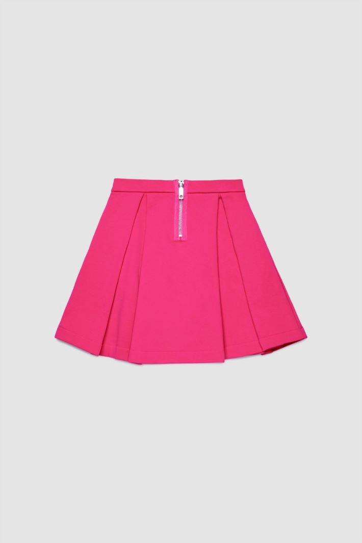 Fleece corolla skirt KID - FUCHSIA