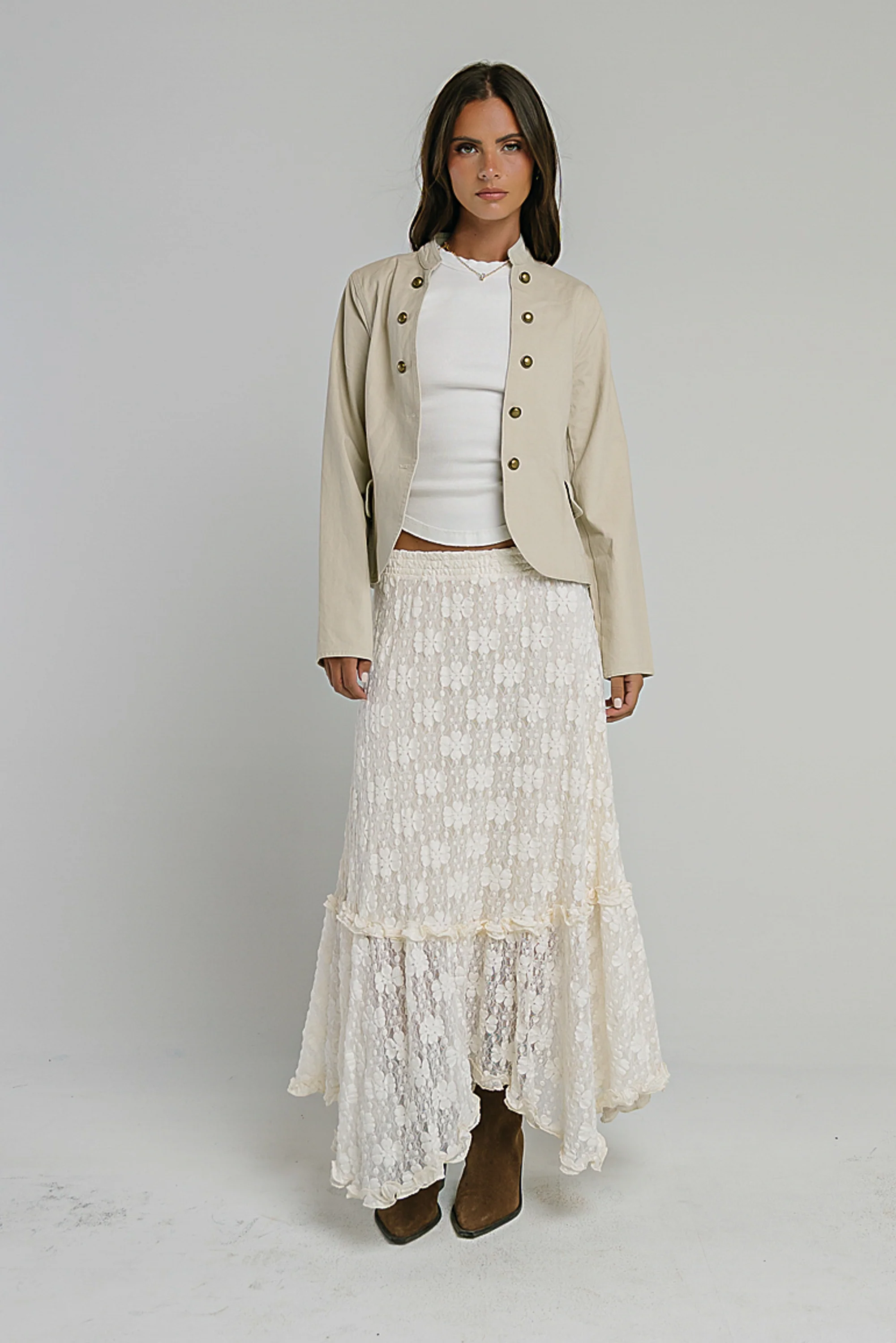 Jasmine Lace Maxi Skirt