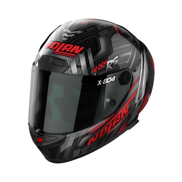 Casque intégral Nolan X-804 RS - ULTRA CARBON - SPECTRE - Carbone / RougeRef : NL1525