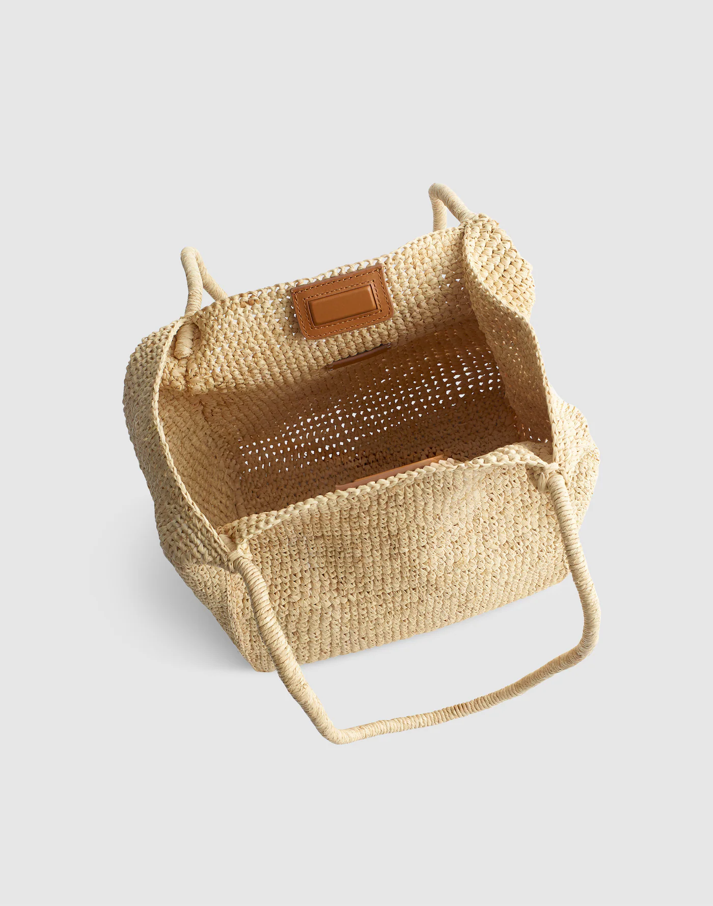 The Lexington Small Tote in Raffia