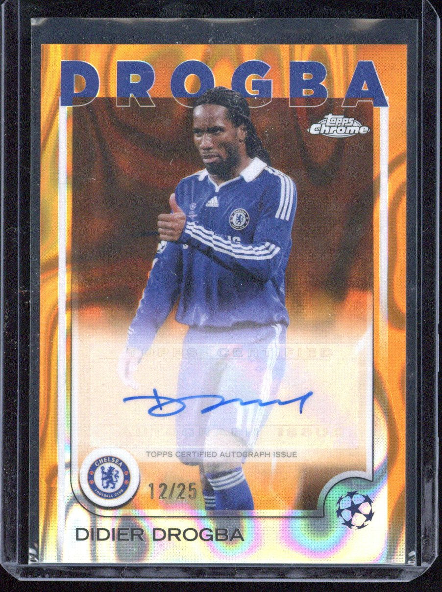 2024-25 Topps Chrome UCC Didier Drogba Autograph /25
