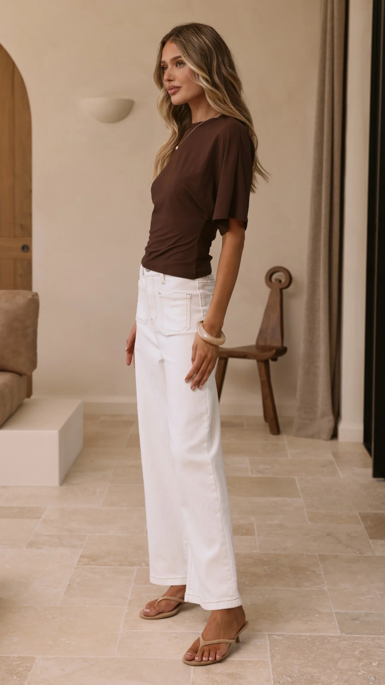 Macadrian Jeans - White Denim