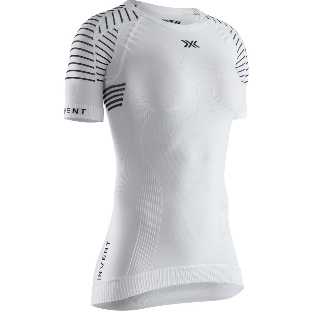 X-Bionic Invent 4.0 LT Round Neck Short Sleeves Shirt Women - arctic white/dolomite grey