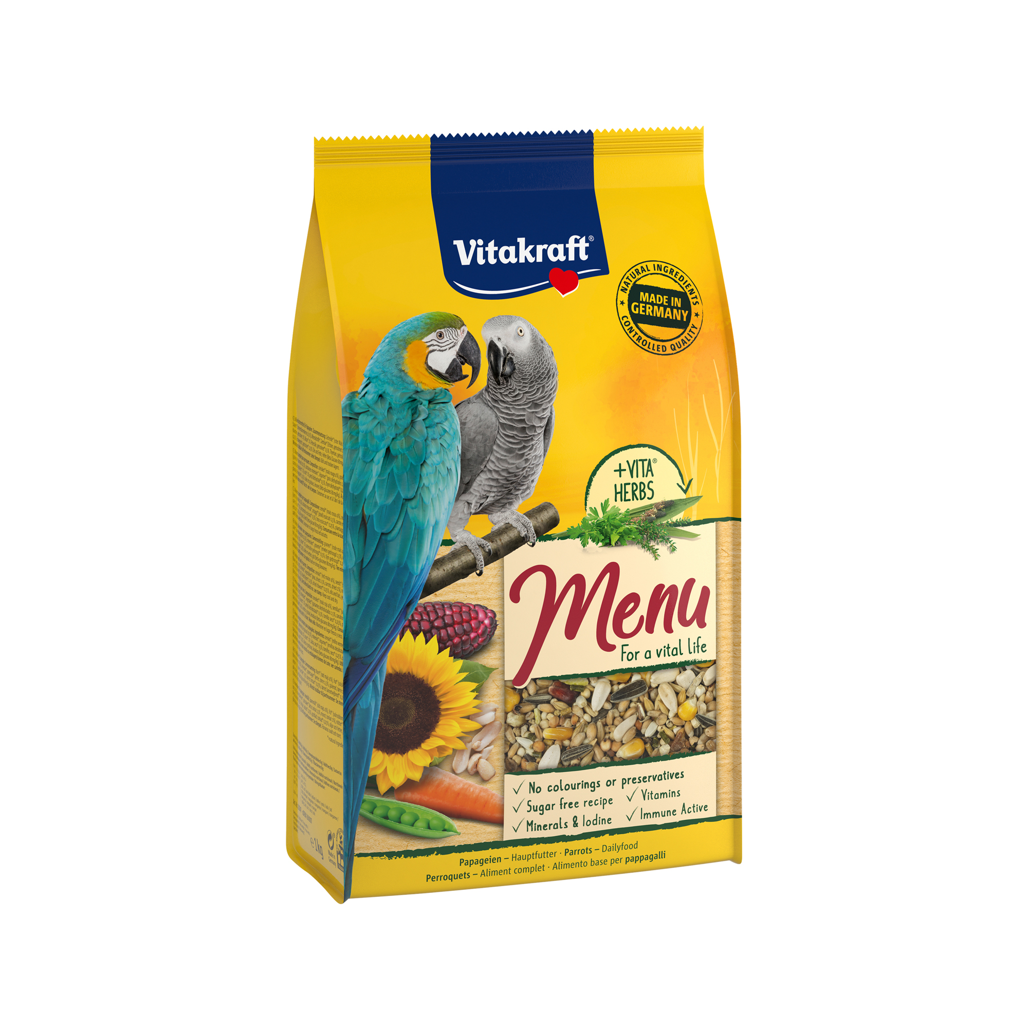 Vitakraft Premium Menu Parrot - 1 kg