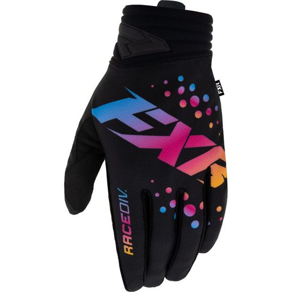 FXR PRIME BLACK/ORANGE BURST 2022 cross gloves - Black / OrangeRef: FXR0238