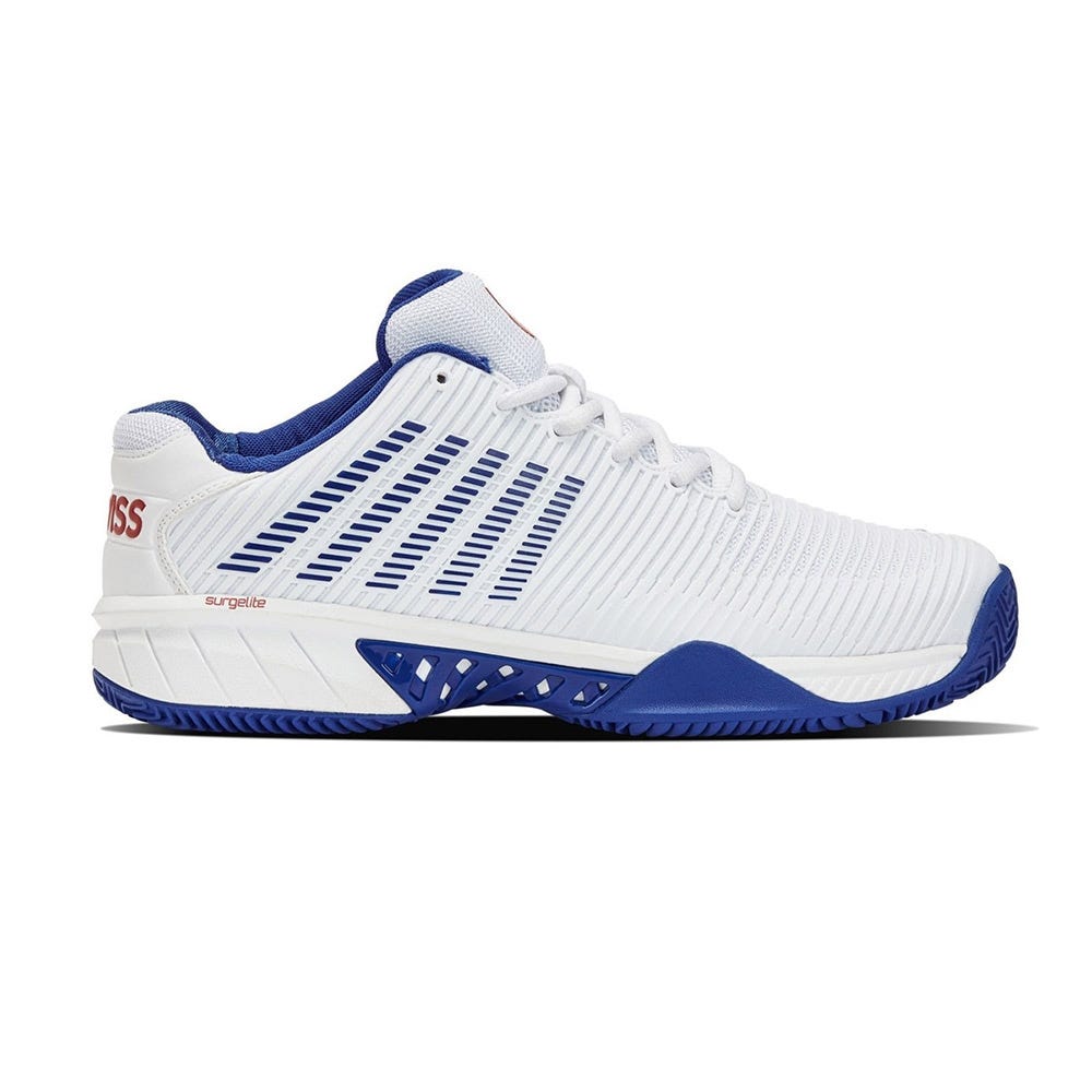 WHITE AND BLUE K-SWISS HYPERCOURT EXPRESS 2 HB 06614197 WH/CLSCBL