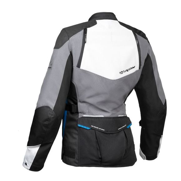 Ixon BALDER LADY Motorcycle Jacket - Black / GreyRef: IX1442-C55106