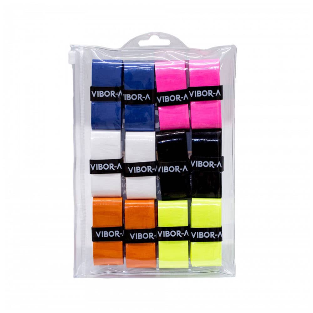 MULTICOLOUR SMOOTH VIBOR-A OVERGRIPS